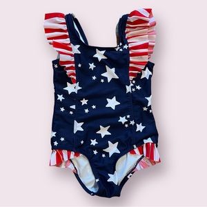 Cat & Jack Little Firecracker Swimsuit Size 4T
